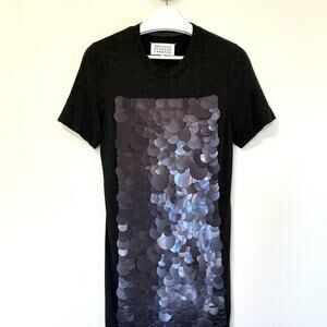 Maison Martin Margiela Mini Dress Shirt with Sequins L
